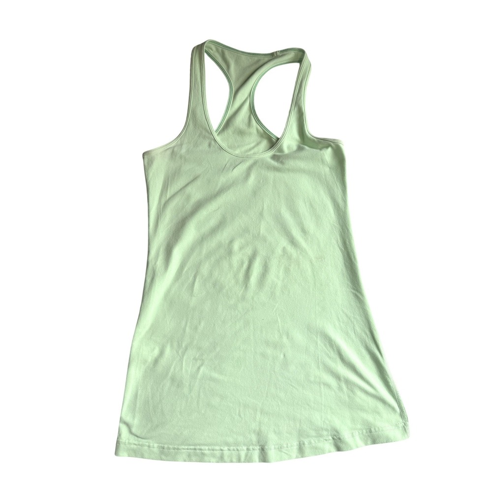 Lululemon Cool Racerback Tank Top Mint Green Yoga Athletic Sleeveless Shirt Sz 6